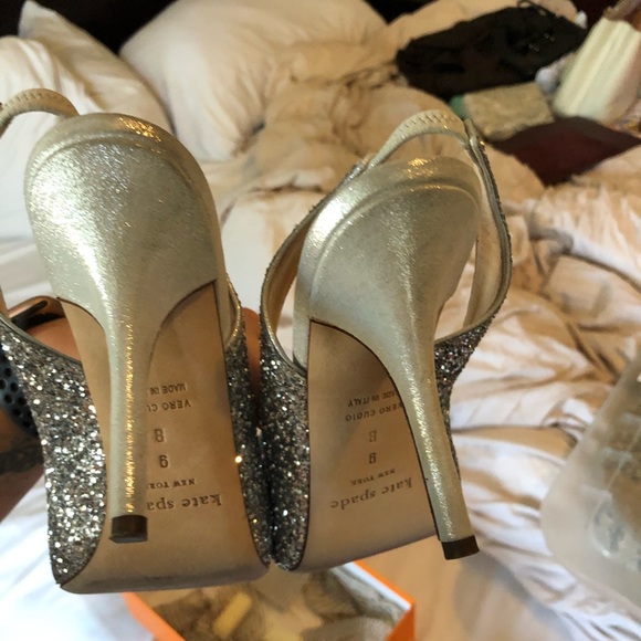 Kate Spade glitter heels - Picture 4 of 5
